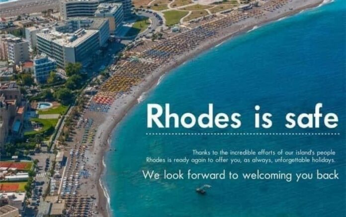 Rhodes: les grands voyagistes se veulent rassurants