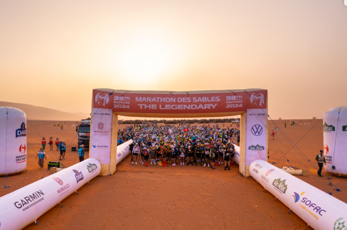 Top départ pour le Marathon des sables 900 coureurs de 60 pays pour parcourir 252,8 km au cœur du Sahara sud-marocain