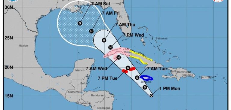 Nouvel ouragan: Rafael se dirige vers la Jamaïque et de Cuba