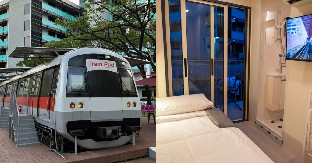 Singapour: d’anciens wagons de métro transformés en hôtel
