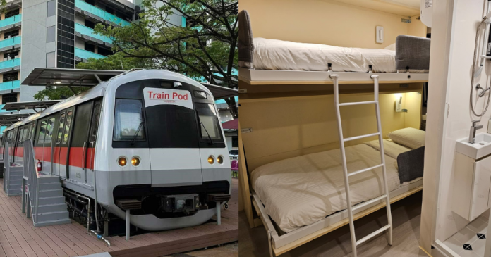 Singapour: d’anciens wagons de métro transformés en hôtel