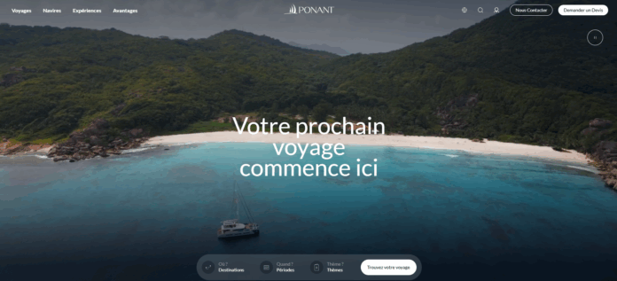 Ponant Explorations lance sa nouvelle plateforme web