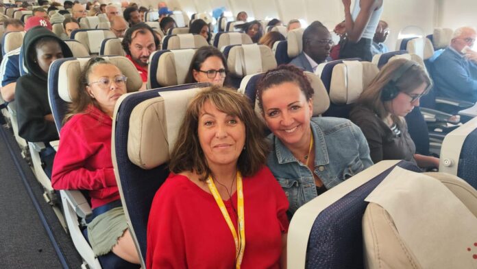 Ambiance festive à bord de Brussels Airlines