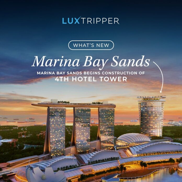 Marina Bay Sands Singapour aura une 4ème tour