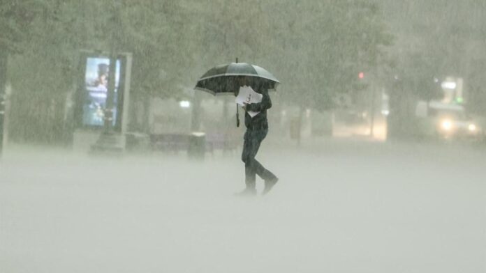 ouragan Alice - pluies sur Valencia