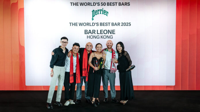 Le Bar Leone reconnu comme le meilleur bar du monde 2025 à Hong Kong © 50 Best