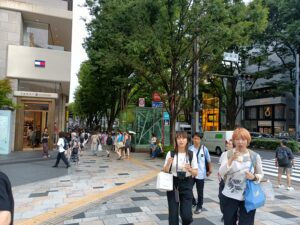 Omotesando, l'un des coins préférés des touristes
