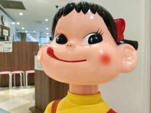 Peko-chan, icône de la marque Fujiya