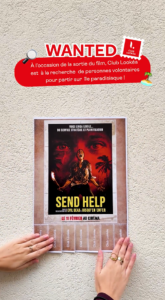 Club Lookéa x Send Help - publication Instagram