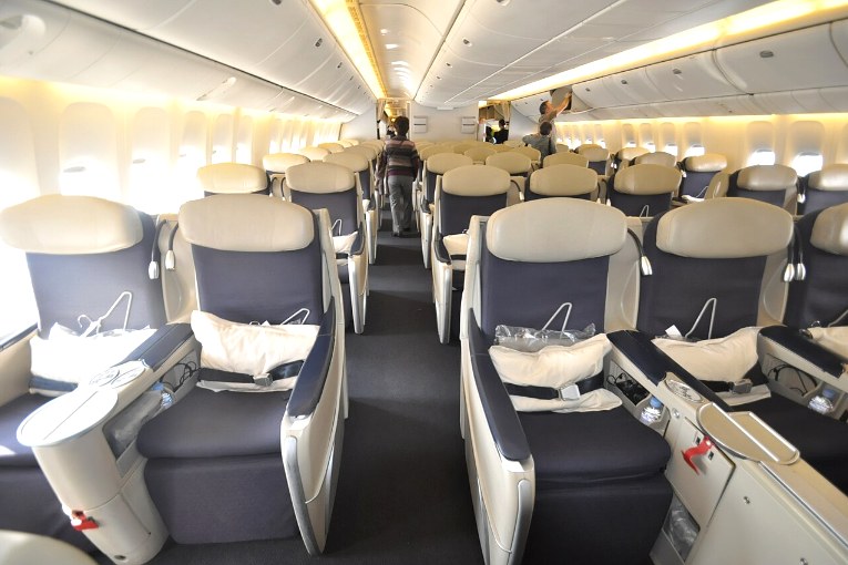 Cabine affaires d’un Boeing 777-300ER d’Air France