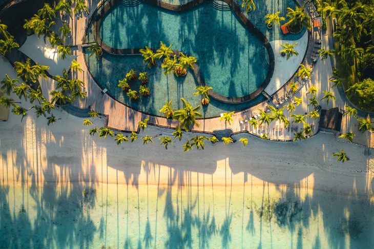 Piscine et jardins tropicaux du Trou aux Biches Beachcomber