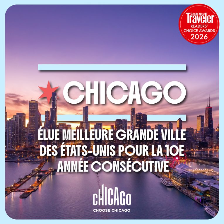 Chicago élue meilleure grande ville des États-Unis