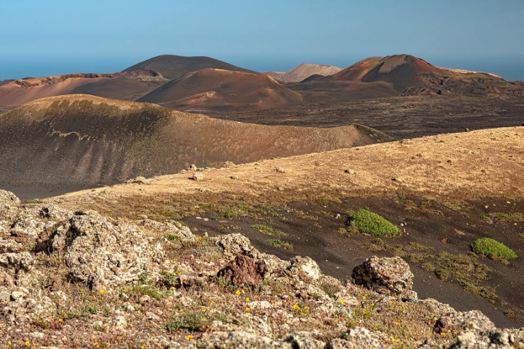 Paysage volcanique du parc national de Timanfaya, à Lanzarote