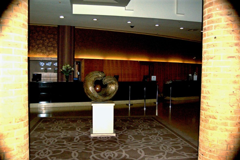 Hall de l'hôtel Hilton de Belfast