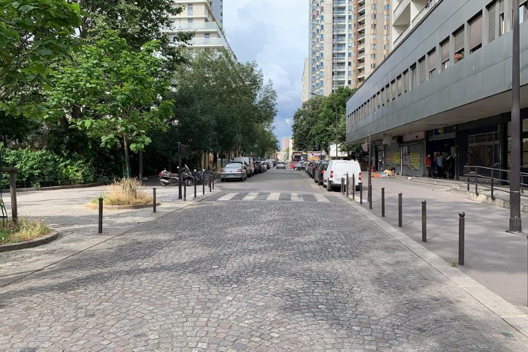 La rue Archereau, dans le 19e arrondissement de Paris