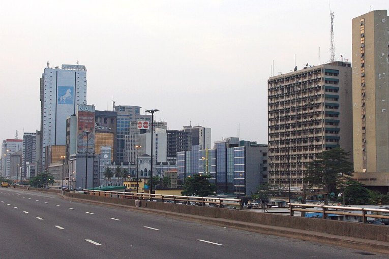 Les tours du centre de Lagos, au Nigeria