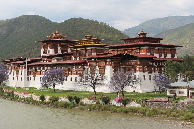 Le dzong de Punakha, au Bhoutan