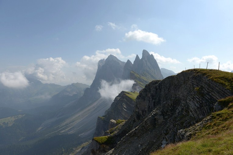 Les Odle vues depuis le Seceda