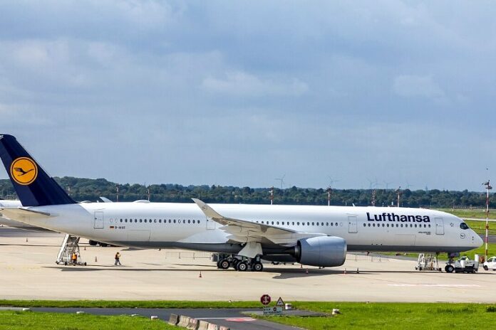 Un Airbus A350-900 de Lufthansa