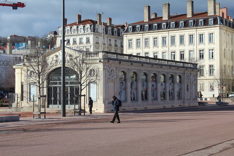 Le pavillon du Rectangle, place Bellecour