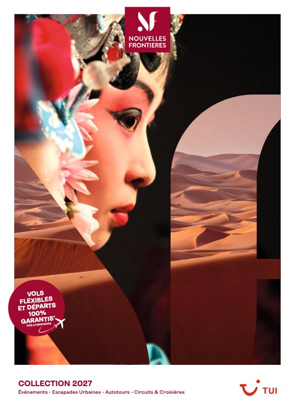 Couverture de la brochure Nouvelles Frontières Collection 2027