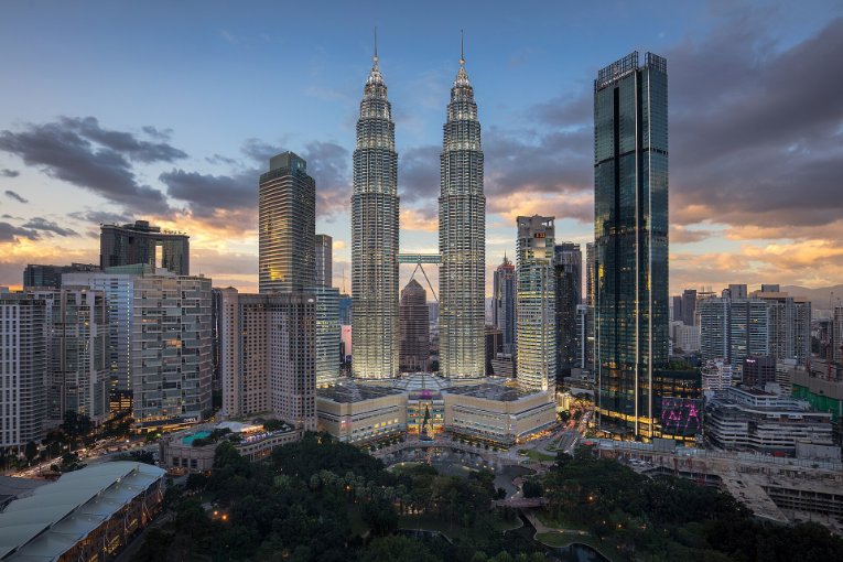 Les tours Petronas à Kuala Lumpur