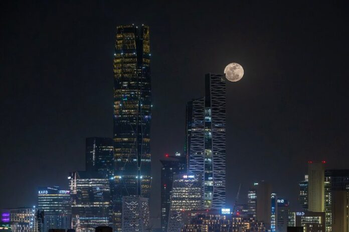 Riyad de nuit, le quartier financier du roi Abdallah