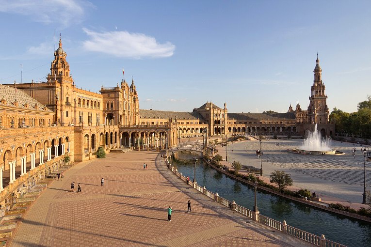 La Plaza de España à Séville