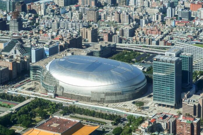 Le complexe du Taipei Dome, dans le quartier de Xinyi