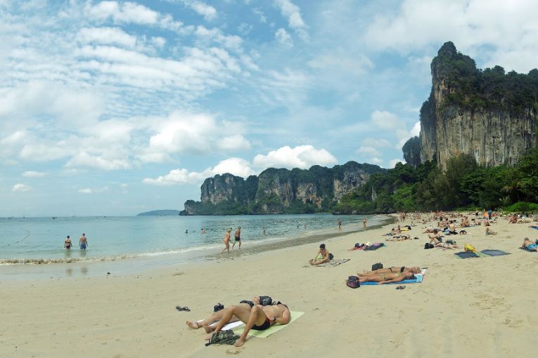 La plage de Railay dans la province de Krabi
