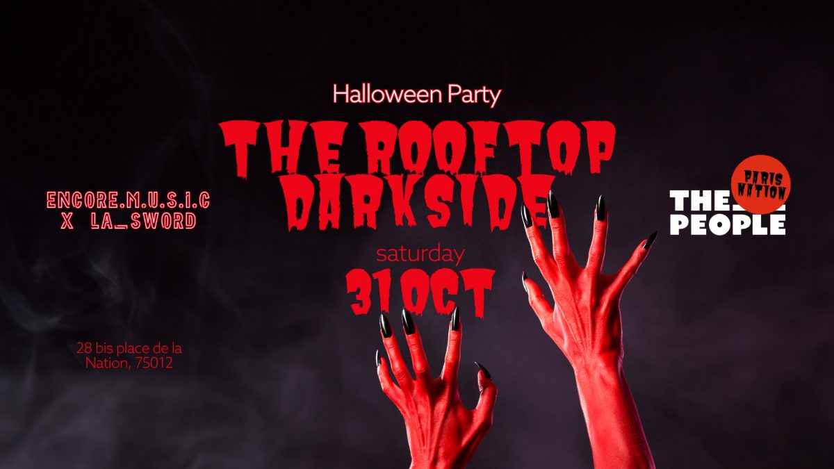 Affiche de la soirée The Rooftop Darkside à The People Paris Nation