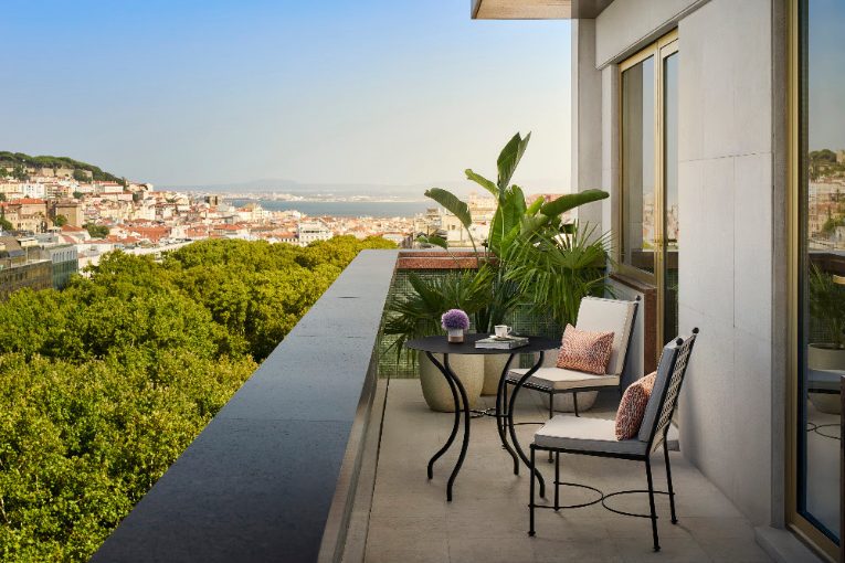 Terrasse d'une suite du Tivoli Avenida Liberdade