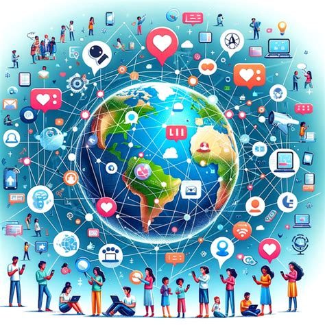 Voyageurs connectés aux réseaux sociaux
