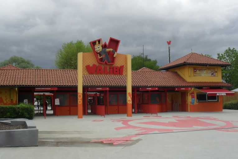 L’entrée de Walibi Rhône-Alpes